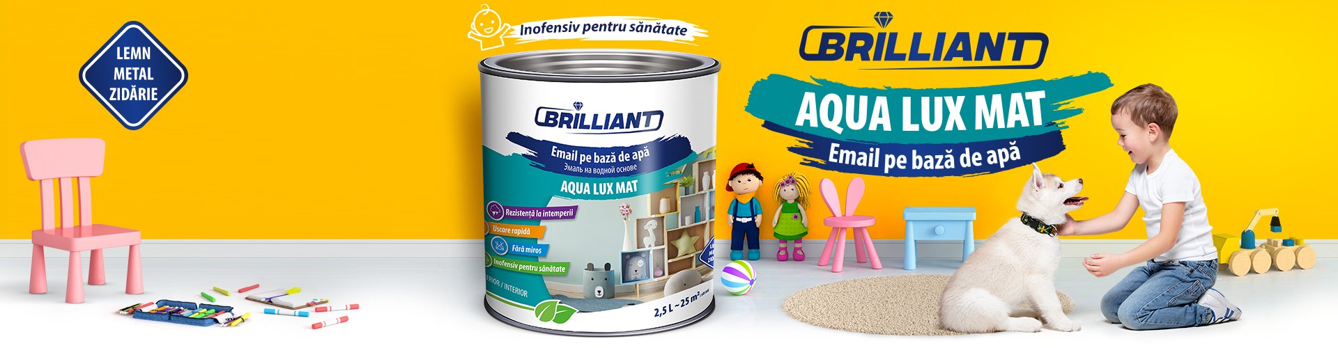 Brilliant Aqua Lux Mat