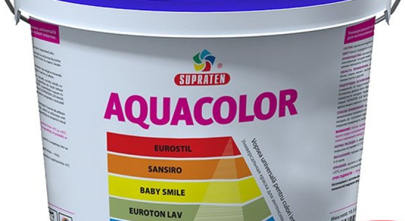 Produs nou! Aquacolor - vopsea universală pentru culori intense