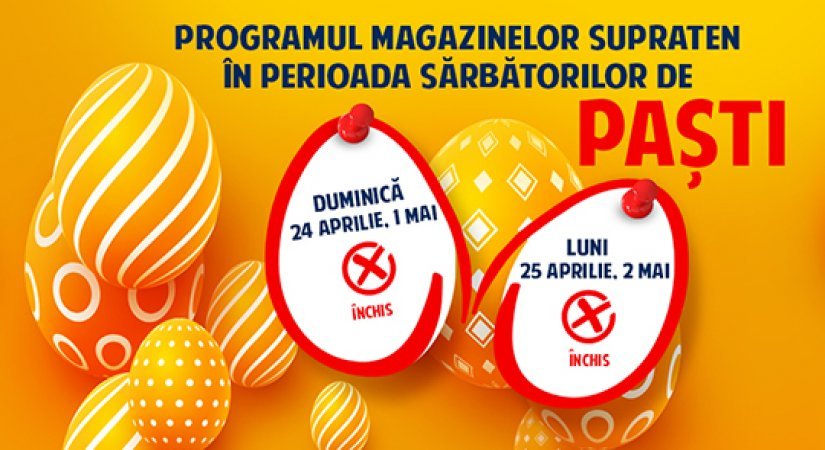 График работы магазинов на пасхальные праздники