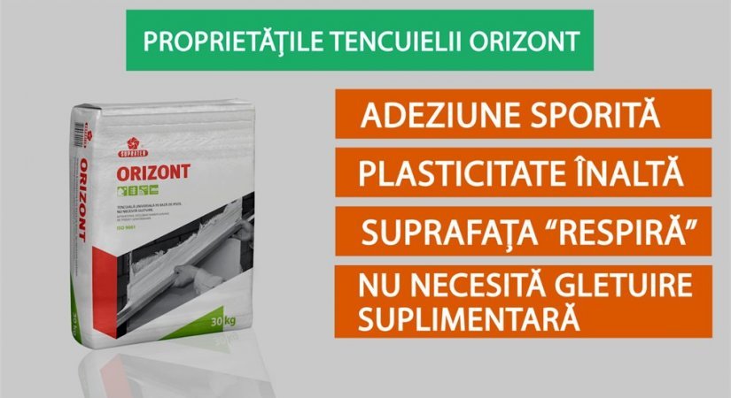 Универсальная штукатурная смесь ORIZONT