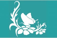 Декоративные трафареты и блестки