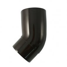 Колено водостока коричневый 75мм 67°