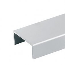Профиль U серебряный 2000х10х8мм