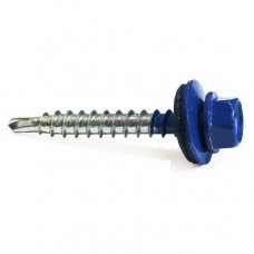 Саморезы кровельные WFD синий 4.8x35мм 100шт