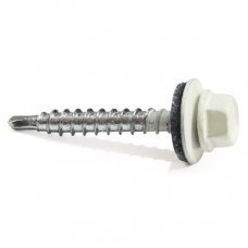 Саморезы кровельные WFD белый 4.8x35мм 250шт