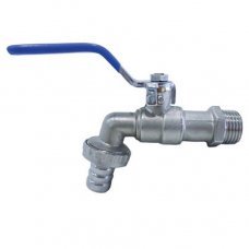 Кран шаровый со штуцером для слива 1/2