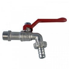 Кран шаровый со штуцером для слива 1/2