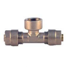 Тройник d16мм 1/2''