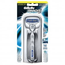 Бритвенный станок Gillette Mach3 Turbo 2 сменные кассеты