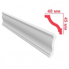 Плинтус потолочный D 40х45