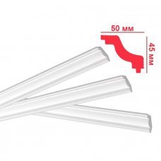 Плинтус потолочный K 50х45