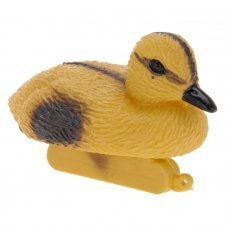 Утка декоративная для пруда 12x6x7см