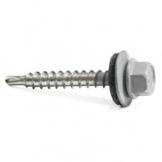 Саморез кровельный WFD серый 4.8x35мм