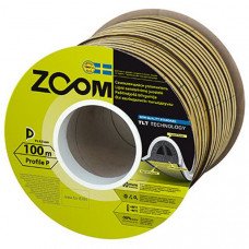 Уплотнитель самоклеющийся Zoom TLT P 9x5.5мм серый