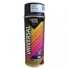 Краска-спрей эмаль Universal Черная матовая 400мл