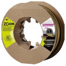 Уплотнитель самоклеющийся Zoom Industrial D 21x17мм черный