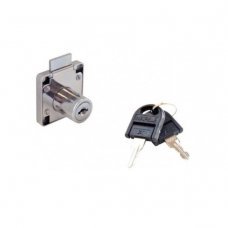 Замок для мебели хром