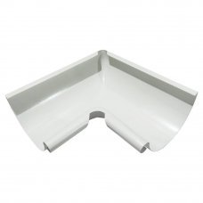 Угол желоба внутренний белый 125мм