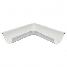 Угол желоба наружный белый 125мм
