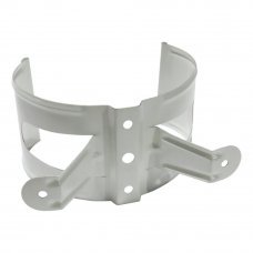 Хомут водосточной трубы белый 90мм