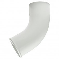 Колено сливное белый 90мм