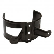 Хомут водосточной трубы коричневый 90мм