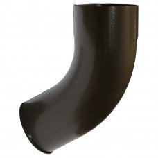 Колено сливное коричневый 90мм