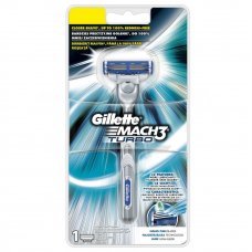 Бритвенный станок Gillette Mach3 Turbo 1 сменная кассета