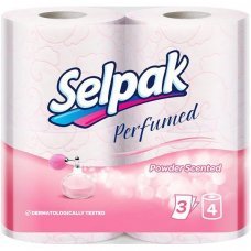 Туалетная бумага Selpak Spa трехслойная 4 рулона