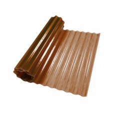 Пластиковый шифер волнистый 2x5м темно-коричневый