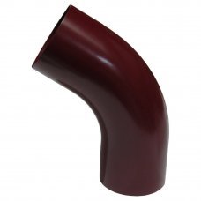 Колено водостока вишневый 90мм