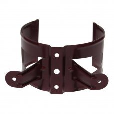 Хомут водосточной трубы вишневый 90мм