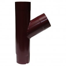 Тройник водосточной трубы вишневый 90/60мм