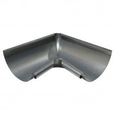 Угол желоба внутренний Al-Zn серебристый 125мм