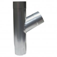 Тройник водосточной трубы Al-Zn серебристый 90/60мм