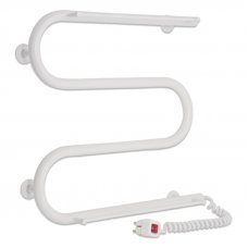 Полотенцесушитель Зебра Змеевик Э 25 ЧК3 500x525мм с 2-мя полками