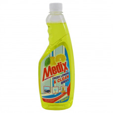 Средство для мытья окон Medix Fresh lemon & Clean glass 500мл резерв
