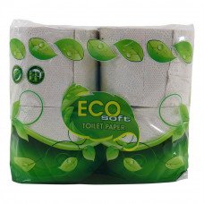 Туалетная бумага Selena Eco Soft трехслойная 4рулона