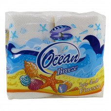 Туалетная бумага Selena Ocean Breeze трехслойная 4рулона