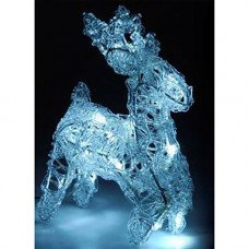 Световая фигурка Олень 16 светодиодов 16x20.5см