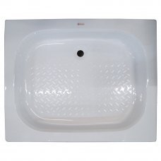 Поддон душевой металлический 100x80x28см