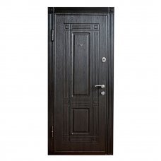 Дверь металлическая DT3-2 Wenge/White левая 205х86x7см