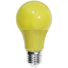 Лампа светодиодная желтая с цоколем E27 3Вт