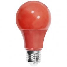 Лампа светодиодная красная с цоколем E27 3Вт