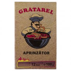 Разжигатели огня Gratarel 12 штук 100г