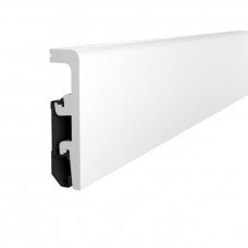 Плинтус напольный Vega 0810 белый 2400x20x80мм