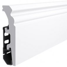 Плинтус напольный Vega 0830 белый 2400x20x80мм