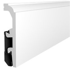 Плинтус напольный Vega 0910 белый 2400x20x90мм