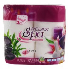 Туалетная бумага Selena Spa Relax трехслойная 4рулона