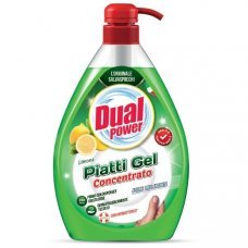 Средство для мытья посуды Dual Power Gel Лимон 1л